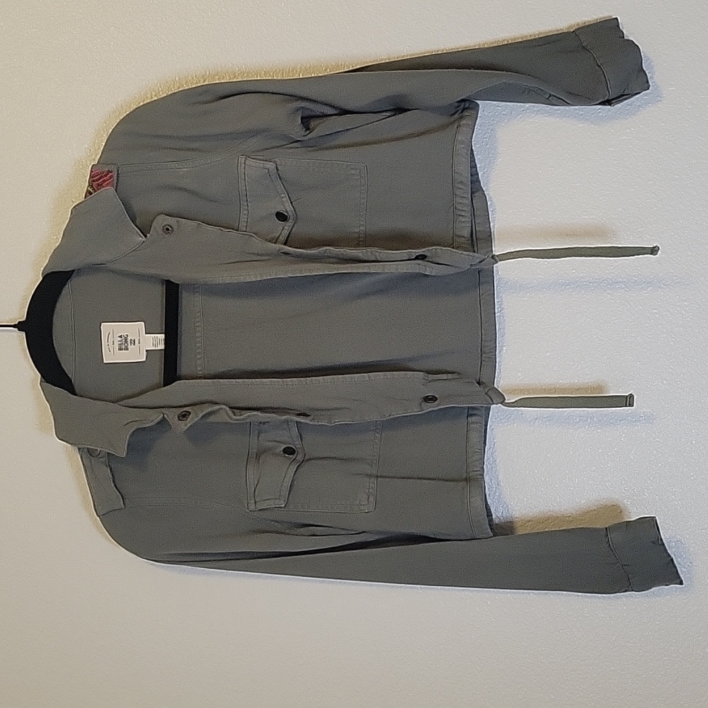 *3 for $10* Billabong army green half jacket